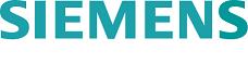 Logo von Siemens in türkisfarbener Schrift auf weißem Hintergrund.